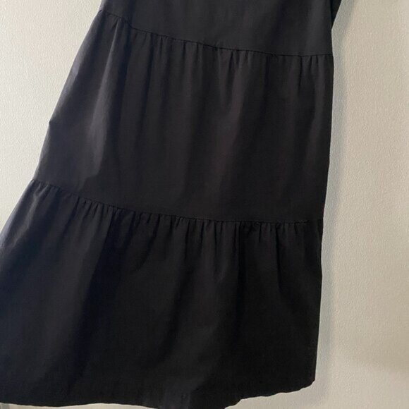 Tentree Black Ectretch Cotton Tiered Dress - Picture 6 of 10